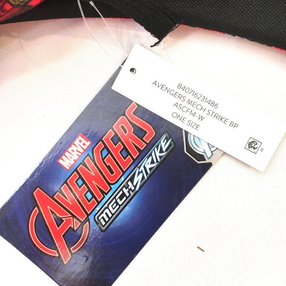 MARVEL Avengers Mech Strike Backpack Book Bag Back to School NWT - Picture 10 of 14